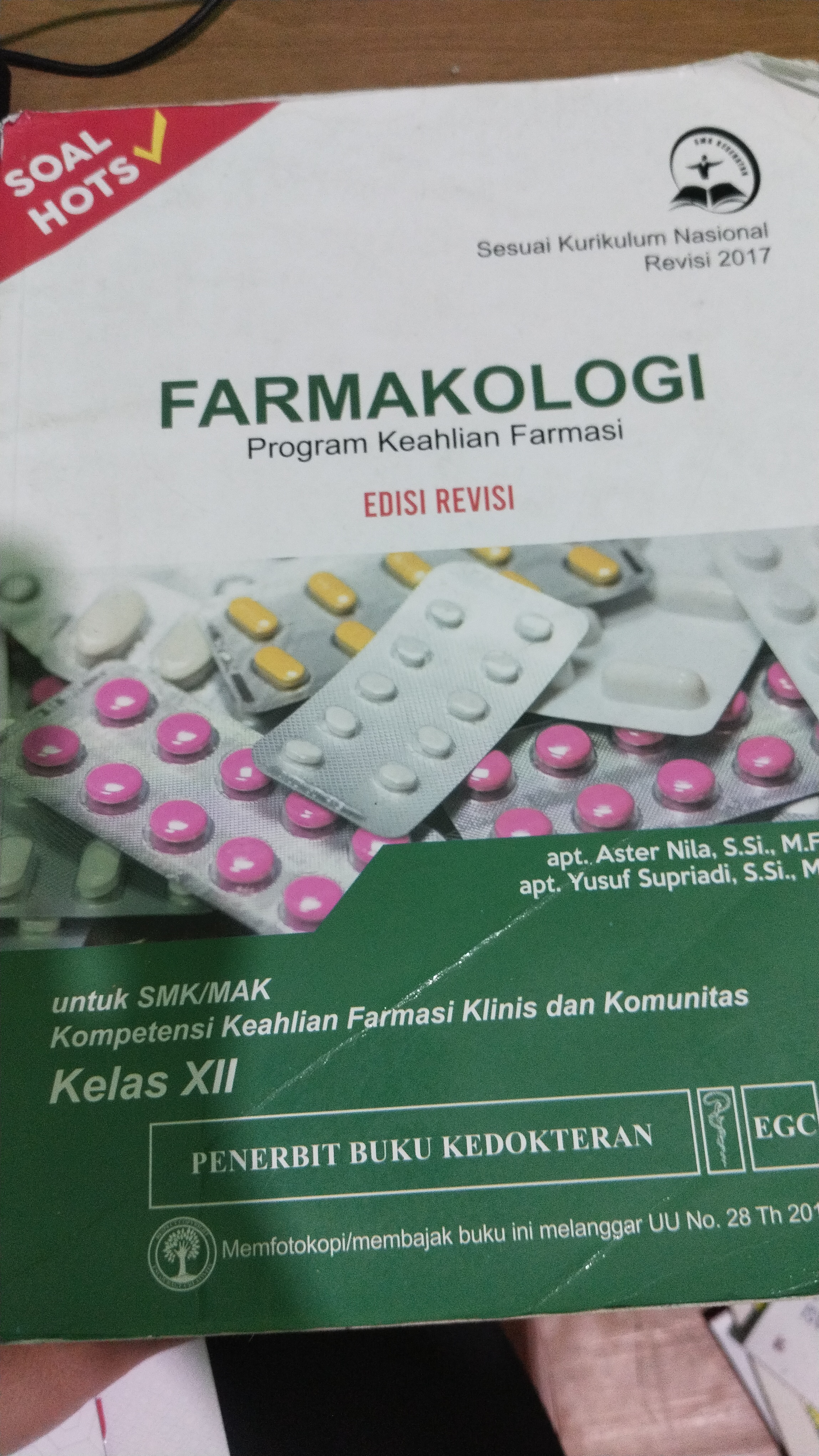 Farmakologi program keahlian farmasi XII