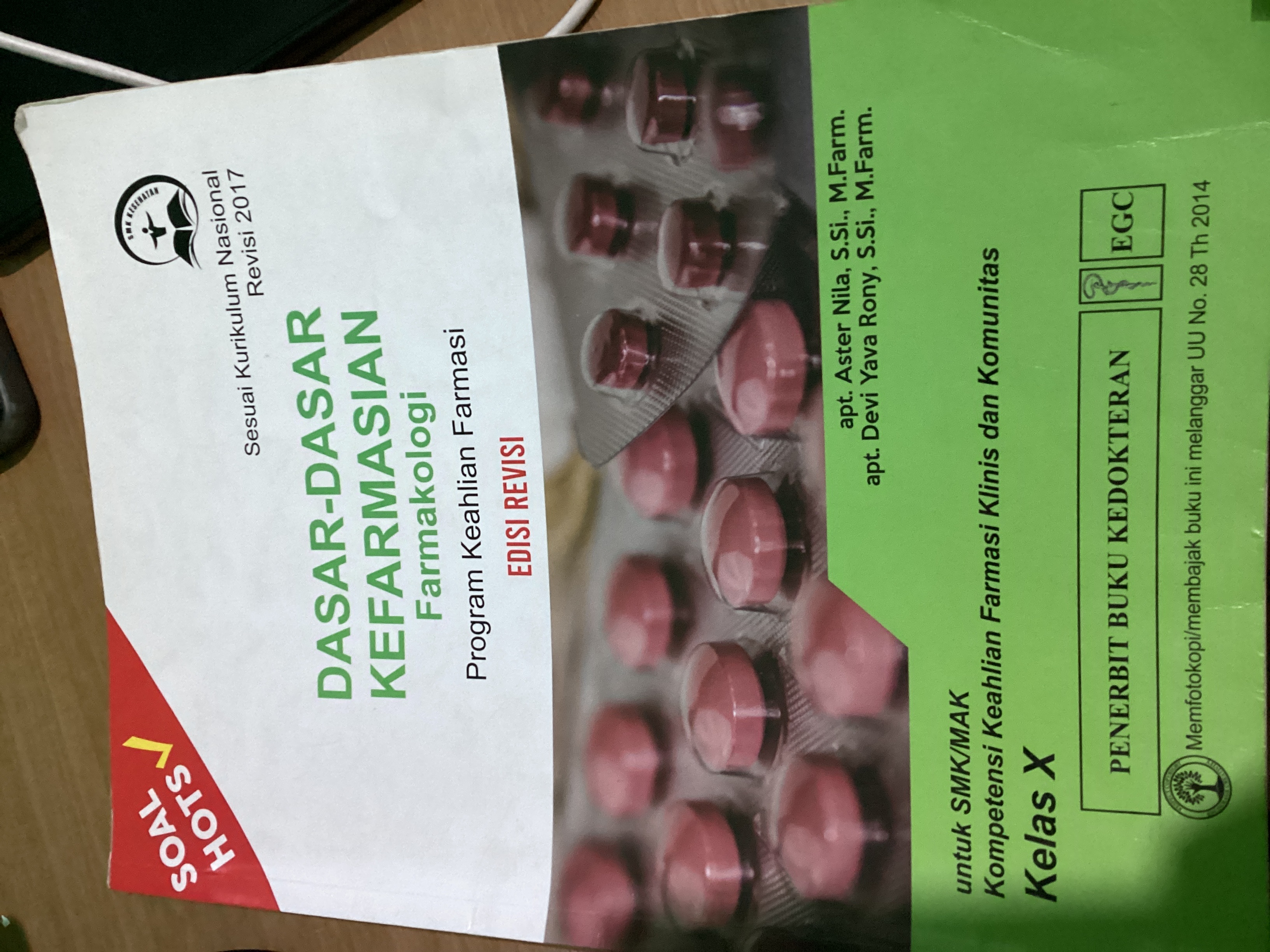 Dasar dasar kefarmasian farmakologi X